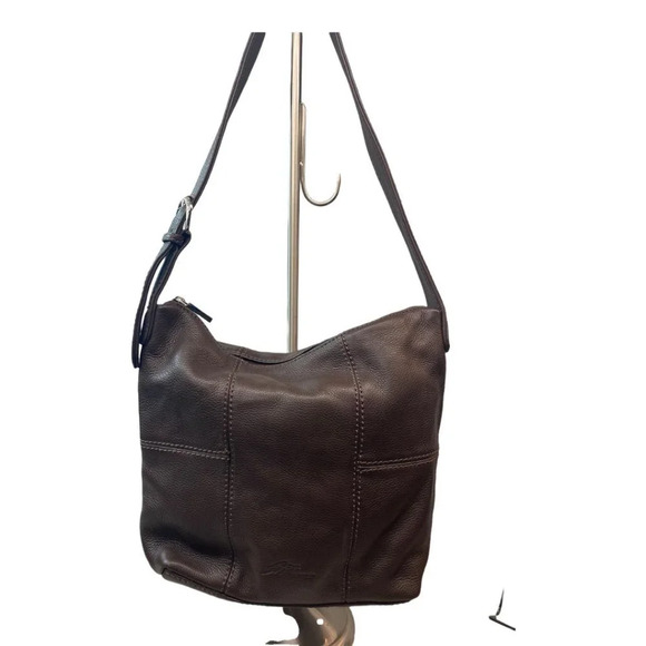 Stone Mountain Brown Leather  Shoulder‎ bag - Picture 1 of 3